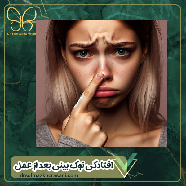افتادگی نوک بینی بعد از عمل - دکتر سولماز خراسانی مقدم